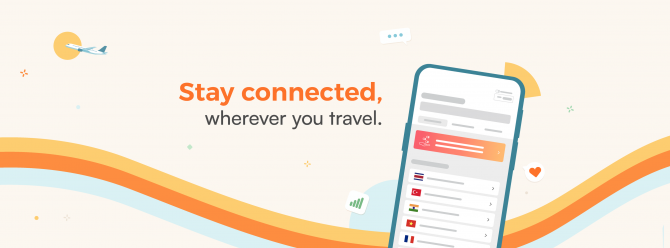 Kedvezmény az első Airalo vásárlásra és a virtuális eSIM telepítése a mobiltelefonra utazás előtt