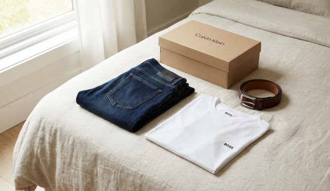 M&aacute;rk&aacute;s ruh&aacute;zat &eacute;s l&aacute;bbeli olyan pr&eacute;mium m&aacute;rk&aacute;kt&oacute;l, mint a Boss &eacute;s a Calvin Klein a Modivo-n